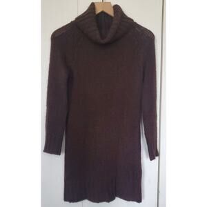 Zara - Beautiful Tunic Turtleneck Sweater - Made in Italy - Size Small